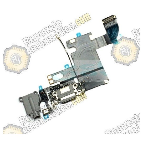 Flex Conector Carga + Micro Original Apple iPhone 6 (4.7") (GRIS)