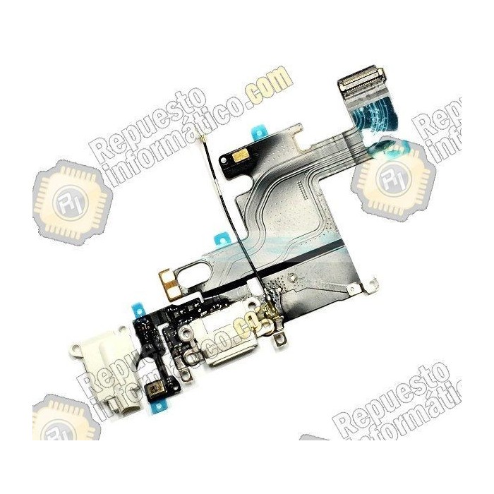 Flex Conector Carga + Micro Original Apple iPhone 6 (4.7") (BLANCO)