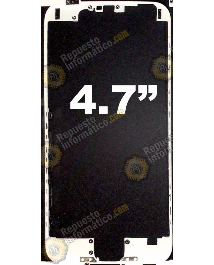 Marco flexible intermedio para Iphone 6 (4.7") (BLANCO)