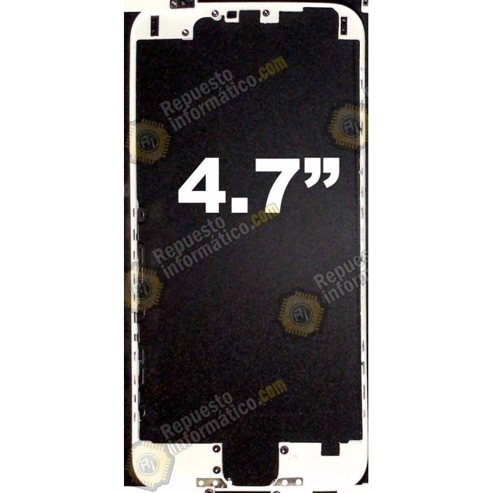 Marco flexible intermedio para Iphone 6 (4.7") (BLANCO)