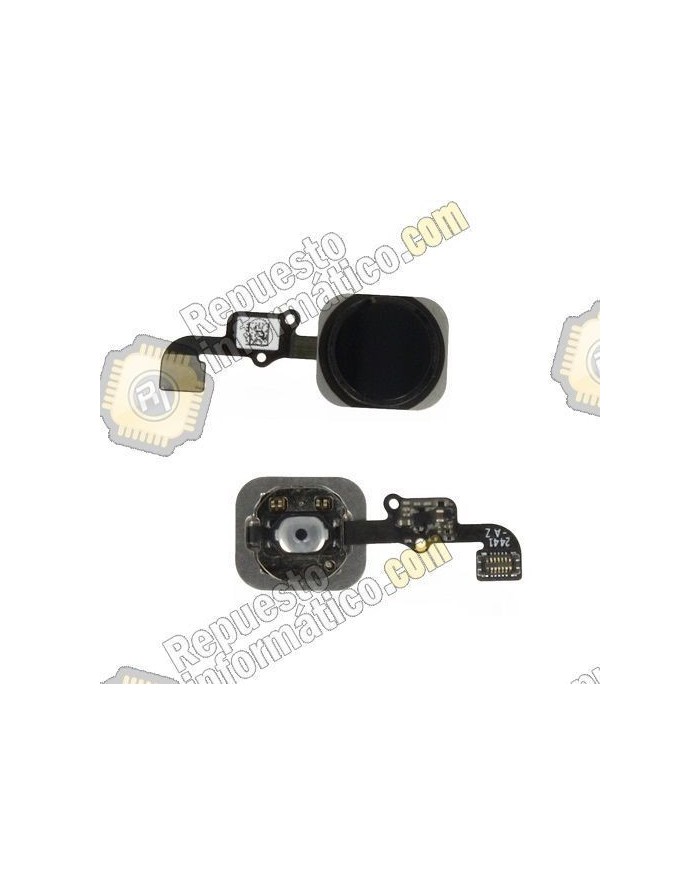 Flex Boton Home Iphone 6/6 plus negro (4.7"/5.5") 
