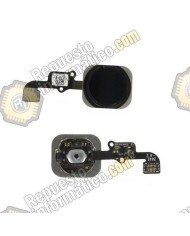Flex Boton Home Iphone 6/6 plus negro (4.7"/5.5") 