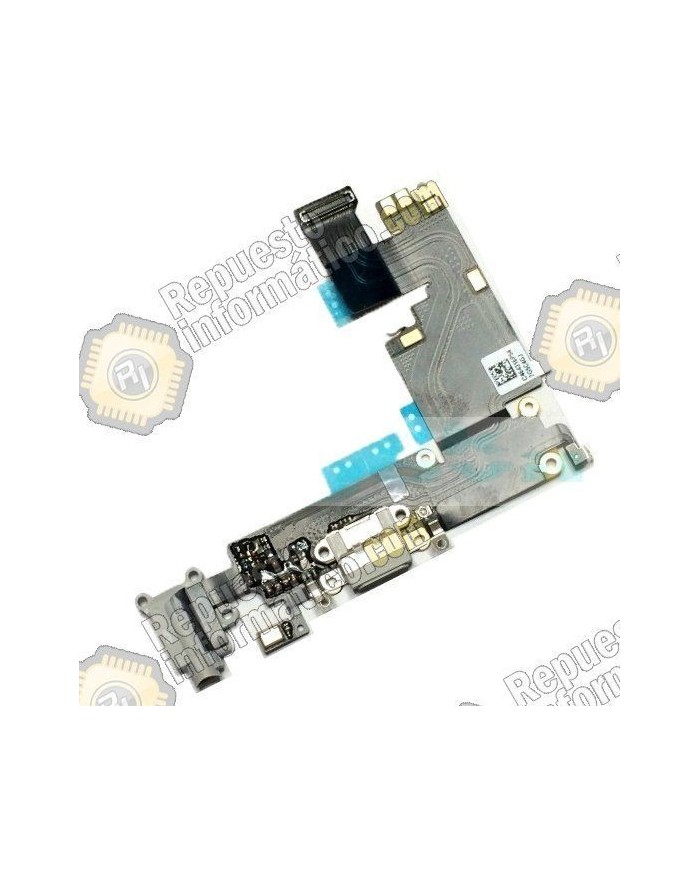 Flex Conector Carga + Micro Original Apple Iphone 6plus (5.5")  (GRIS)