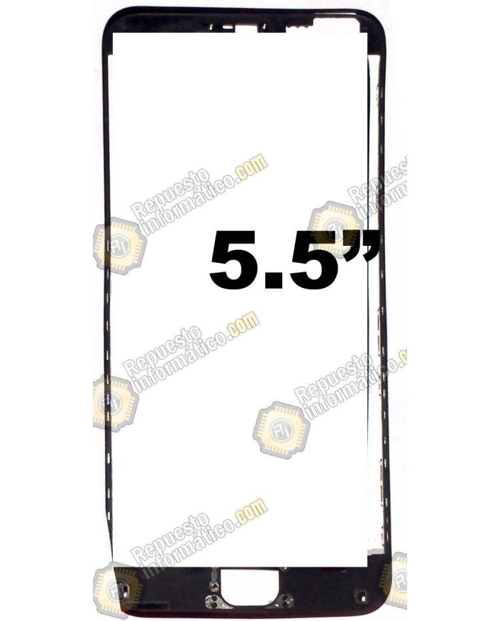 Marco flexible intermedio para Iphone 6 PLUS (5.5") (NEGRO)