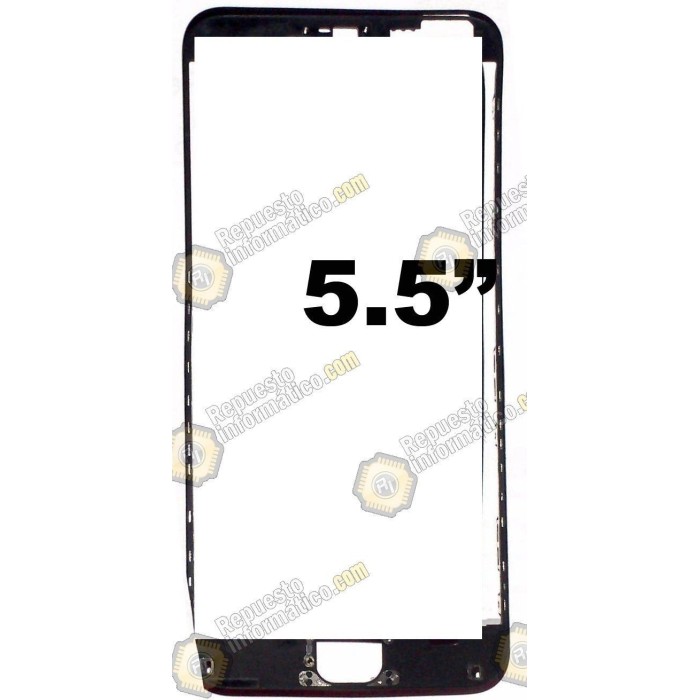 Marco flexible intermedio para Iphone 6 PLUS (5.5") (NEGRO)