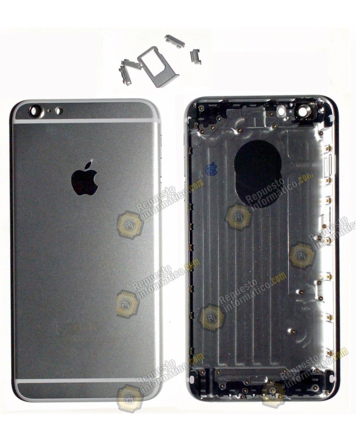 Tapa trasera plata chasis + botones para iphone 6+ (5.5")