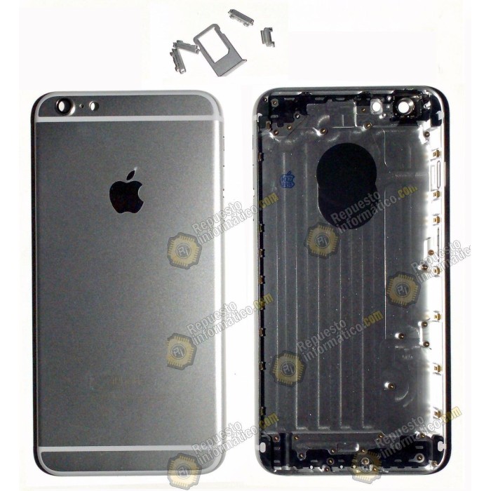 Tapa trasera plata chasis + botones para iphone 6+ (5.5")