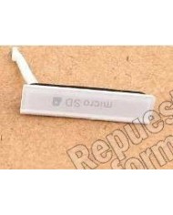 Tapa Micro sd para Sony Xperia Z C6602 C6603 blanca Original