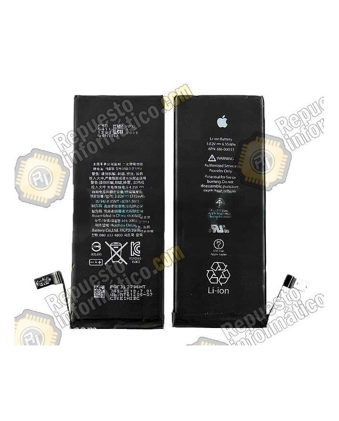 Bateria Original Apple Iphone 6S (4.7") APN: 616-00033