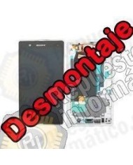 Pantalla (lcd+tactil+marco) Xperia Z NEGRA (DESMONTAJE)