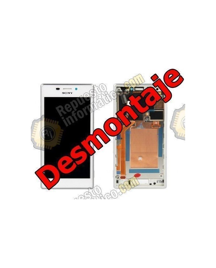 Pantalla completa Sony Xperia M2 DUAL S50H D2302 blanca (DESMONTAJE)