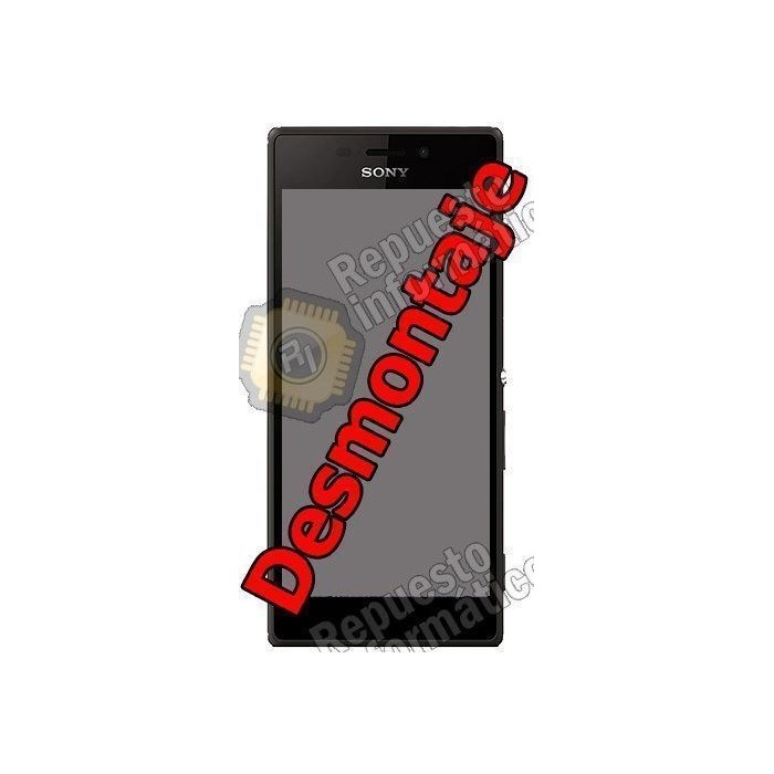 Pantalla completa Sony Xperia M2 DUAL S50H D2302 negra (DESMONTAJE)