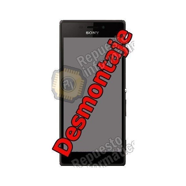 Pantalla completa Sony Xperia M2 DUAL S50H D2302 negra (DESMONTAJE)