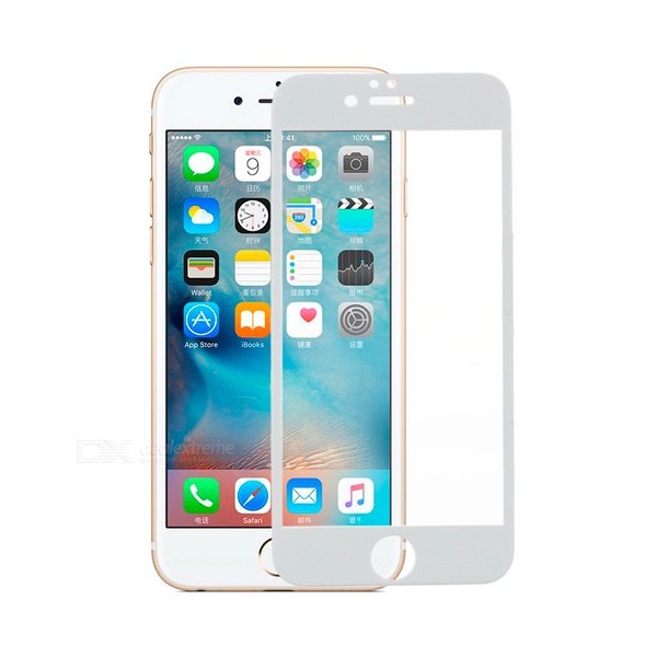 Cristal Templado 3D Blanco para iPhone 6 y 6s