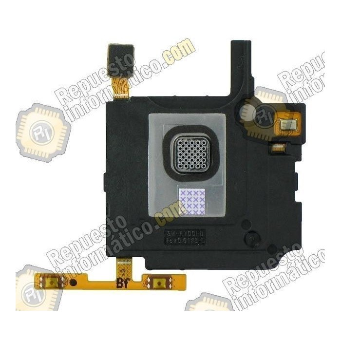Buzzer altavoz + micro Samsung Galaxy A7 SM-A700 Negro