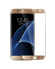Cristal Templado 3D Dorado Galaxy S7