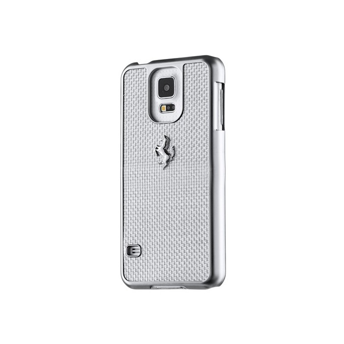 Hard Case Ferrari para Galaxy S5 (Plateado)