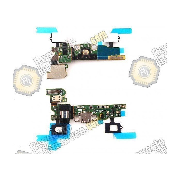 Flex conector carga +mic Samsung A3 (A300) (SWAP)