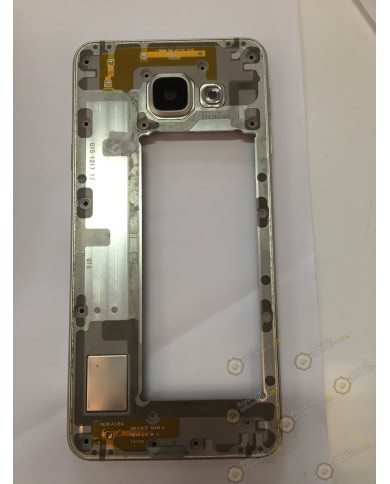 Chasis Trasero Dorado Galaxy A3 (A310F) 2016 Desmontaje