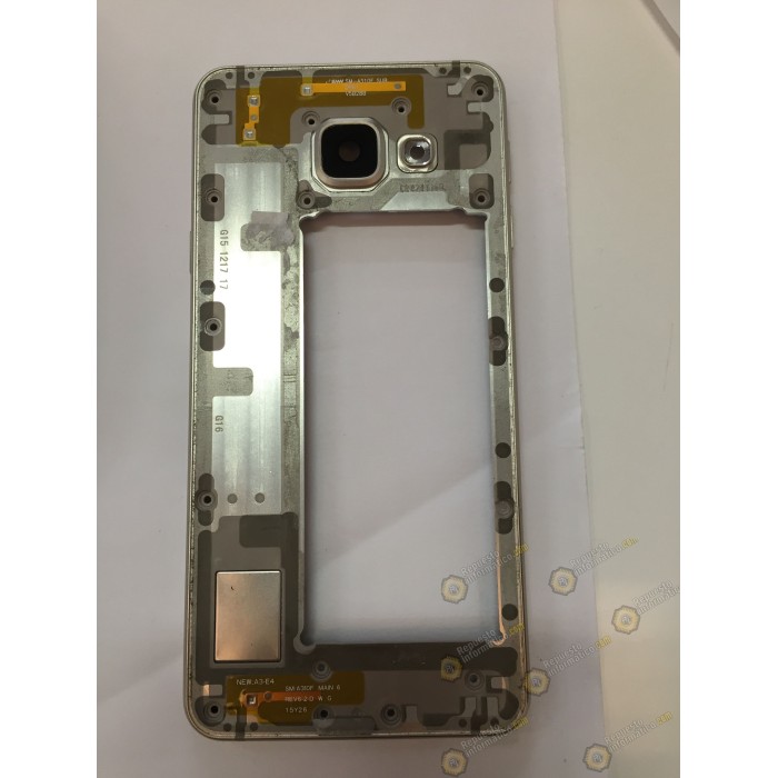 Chasis Trasero Dorado Galaxy A3 (A310F) 2016 Desmontaje