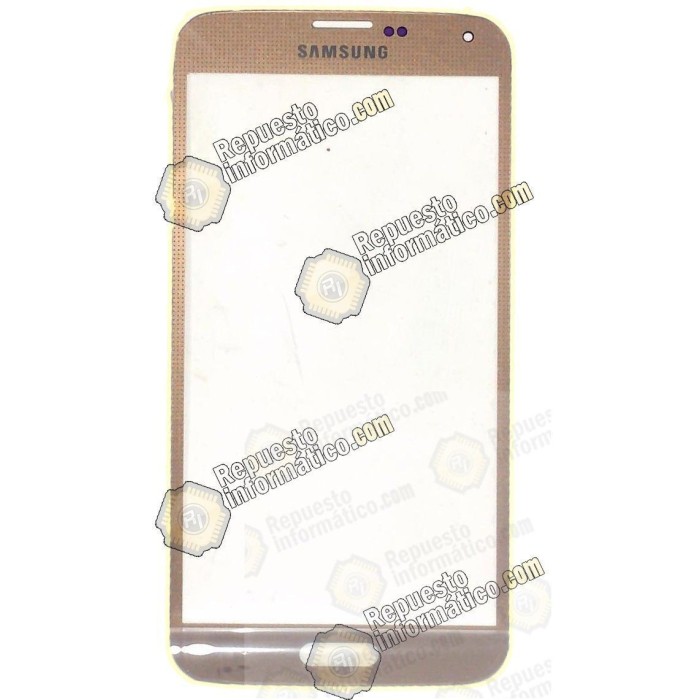Pantalla de Cristal Dorado con puntos Samsung Galaxy S5 