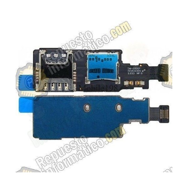 Flex lector SiM y memoria para Samsung Galaxy S5 (G800F)