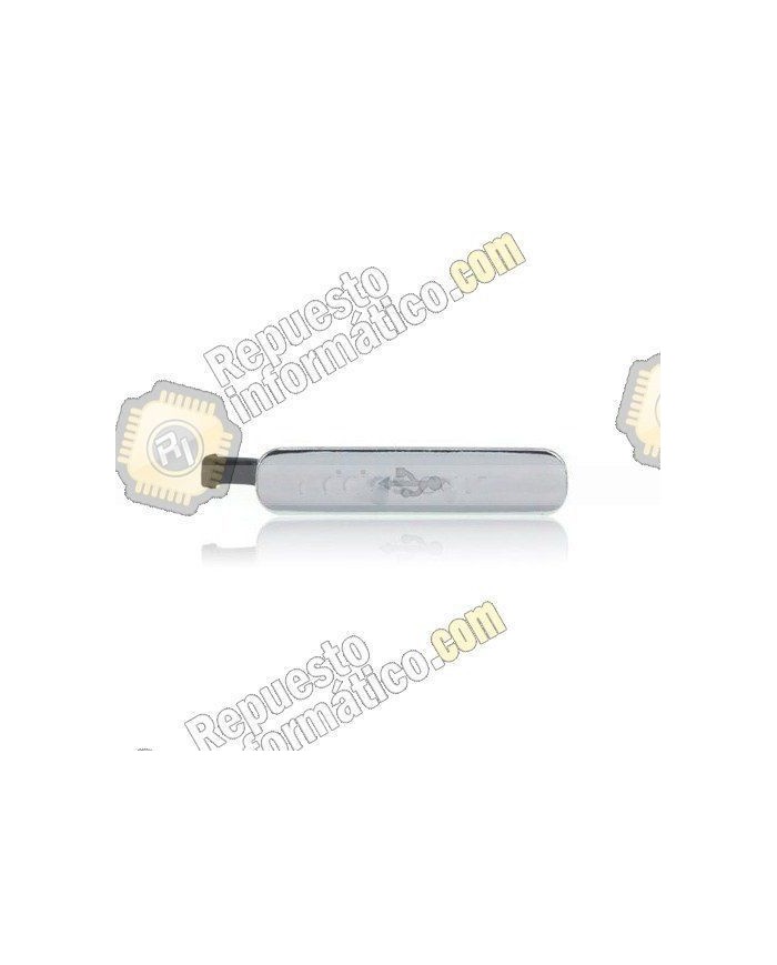 Tapa protectora de puerto USB para Samsung Galaxy S5 (G900F) (Plateado)