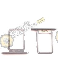 Bandeja Sim Samsung Galaxy S6  SM-G920F Gris  (c/unidad)