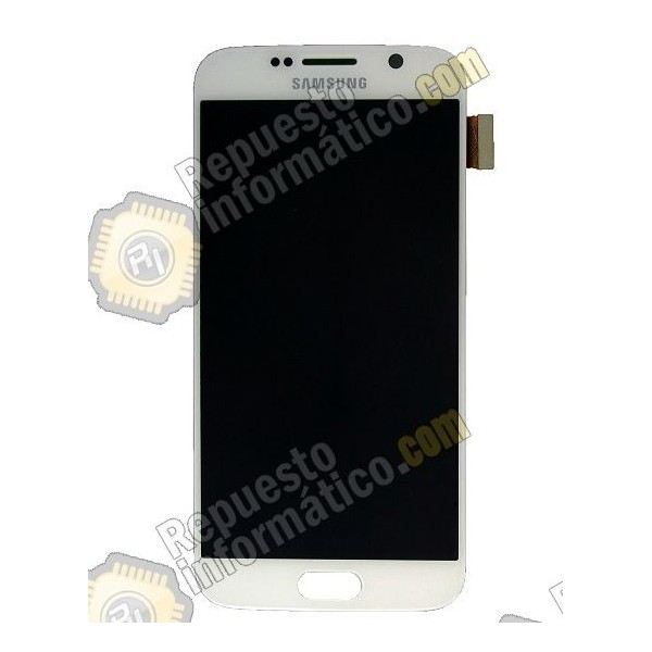 Pantalla (lcd+tactil) blanca Samsung Galaxy S6 (Directo de fabrica) (GH97-17260B)