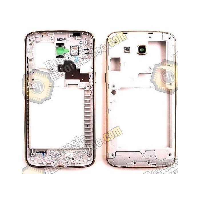 Carcasa intermedia Galaxy Grand 2, G7105 plateada (desmontaje)