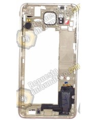 Carcasa trasera + Buzzer Altavoz+vib  Samsung Galaxy Alpha  (DORADA) (G850)