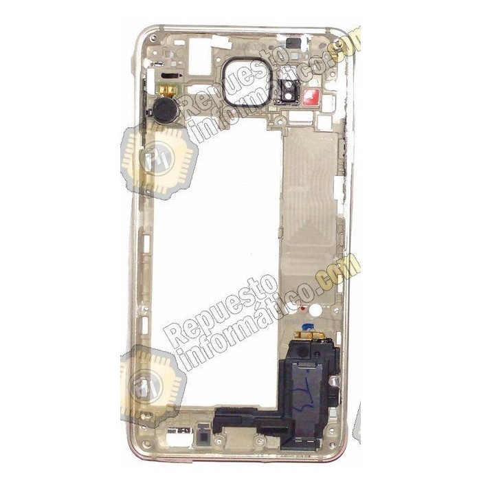 Carcasa trasera + Buzzer Altavoz+vib  Samsung Galaxy Alpha  (DORADA) (G850)