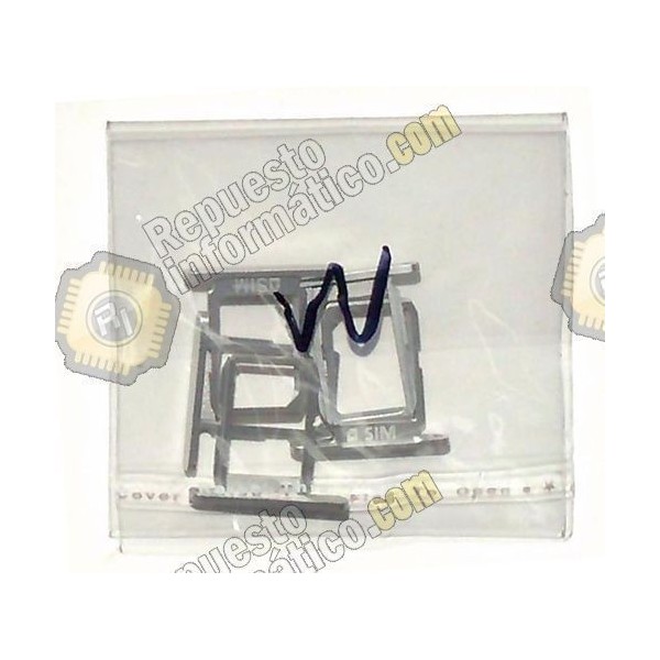 Bandeja Sim Samsung Galaxy S6  SM-G920F  Blanco  (c/unidad)