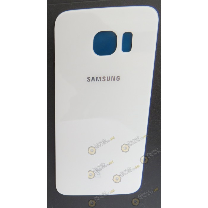 Tapa trasera de cristal Blanca Galaxy G925 (S6 Edge)