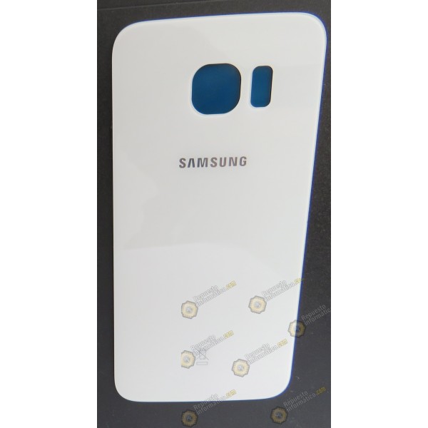 Tapa trasera de cristal Blanca Galaxy G925 (S6 Edge)