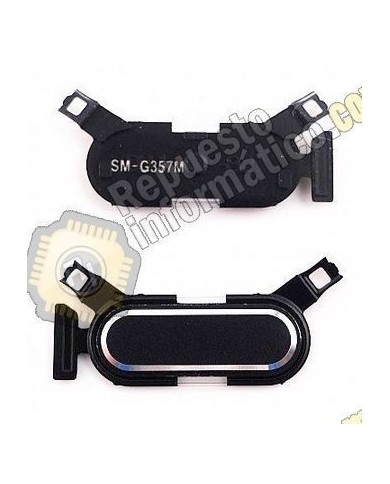 Boton Home Original Galaxy Ace 4 SM-G357F Black Grey