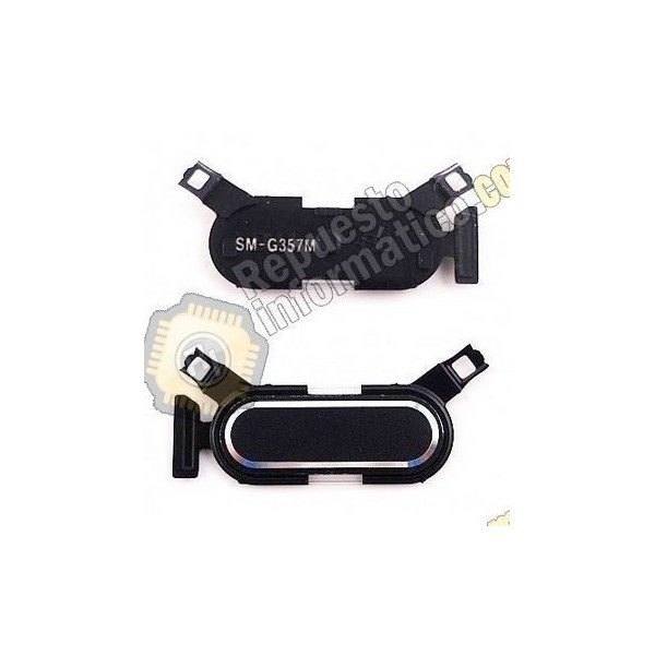 Boton Home Original Galaxy Ace 4 SM-G357F Black Grey