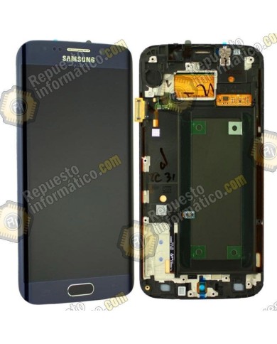 Pantalla (Lcd+tactil)+ flex decarga Galaxy S6 Edge+ G928 Negra  (Directo de Fabrica)