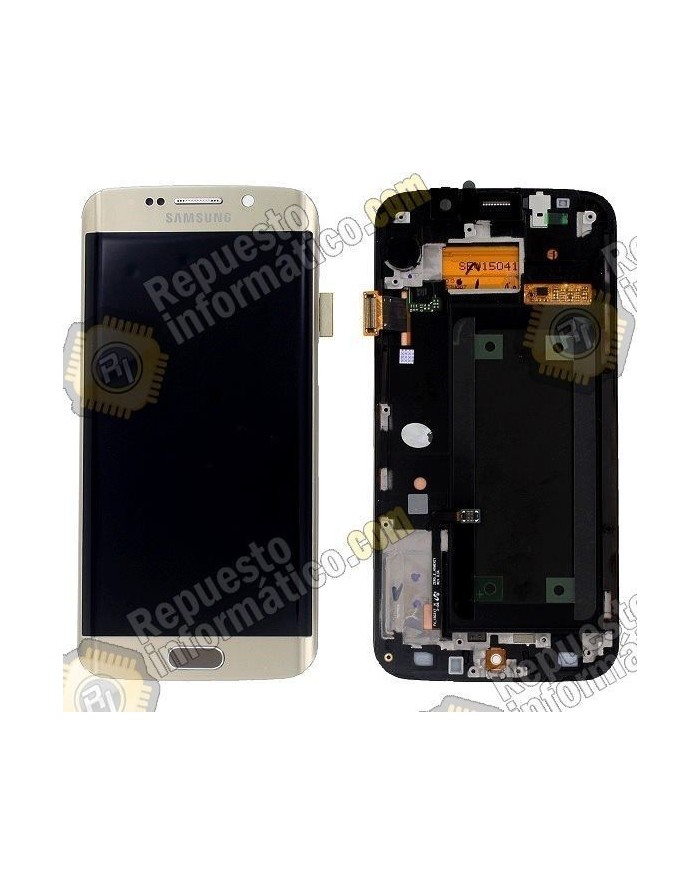 Pantalla (Lcd+tactil)+ flex decarga Galaxy S6 Edge+ (G928) Silver (Directo de Fabrica)