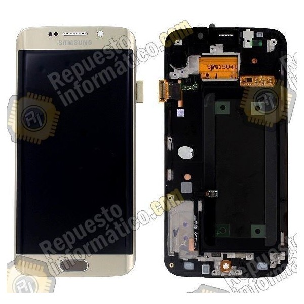 Pantalla (Lcd+tactil)+ flex decarga Galaxy S6 Edge+ (G928) Silver (Directo de Fabrica)