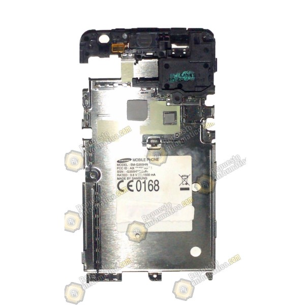 Placa metalica, soporte LCD (desmontaje)