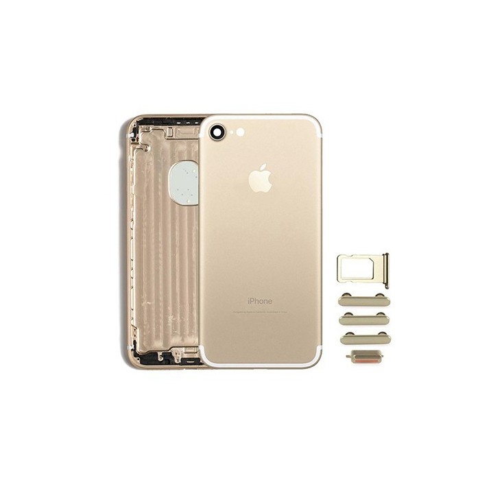Chasis Carcasa Trasera iPhone 7 gold