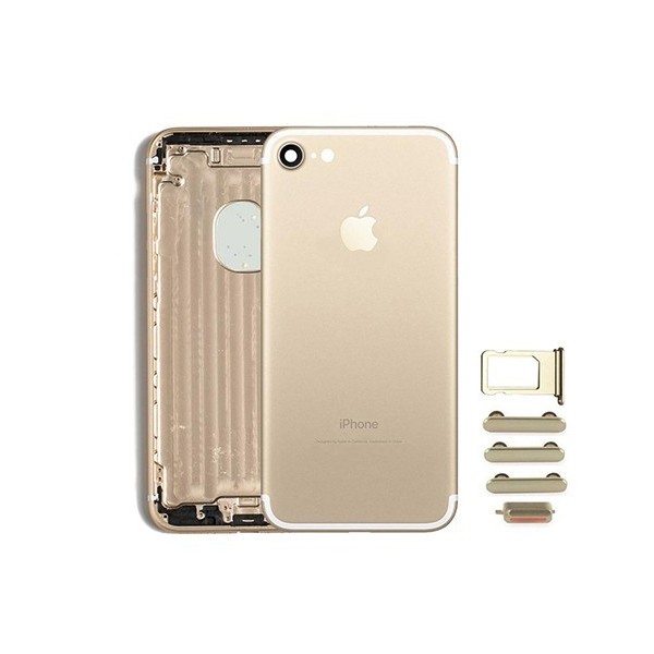 Chasis Carcasa Trasera iPhone 7 gold