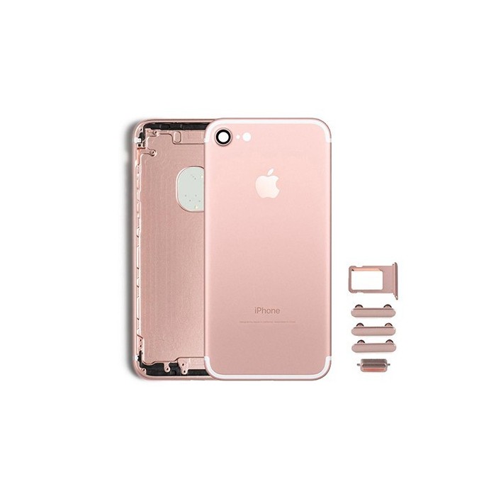Chasis Carcasa Trasera iPhone 7 rosa