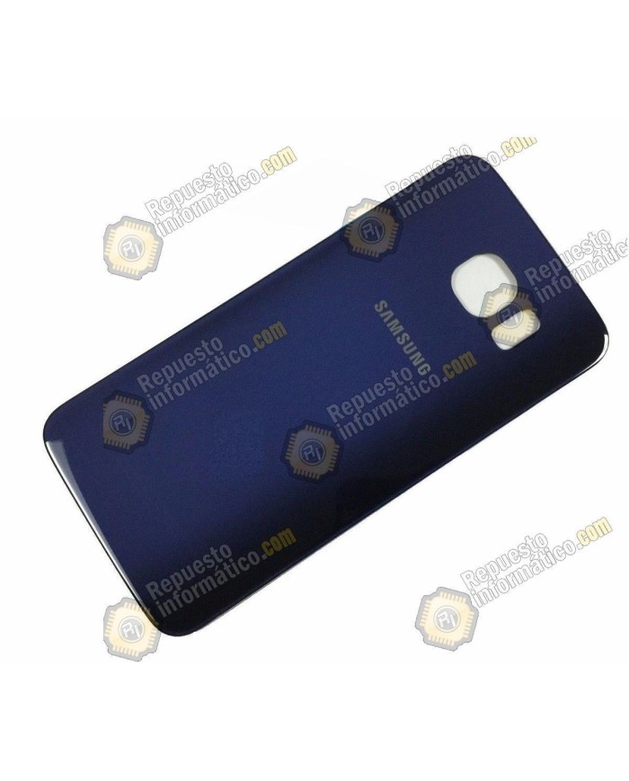 Tapa trasera de cristal Azul Galaxy G925 (S6 Edge)desmontaje