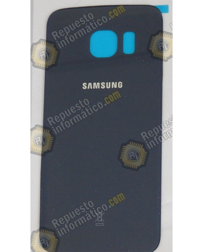 Tapa trasera de cristal Azul Galaxy G925 (S6 Edge)desmontaje