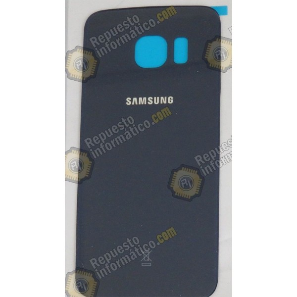 Tapa trasera de cristal Azul Galaxy G925 (S6 Edge)desmontaje