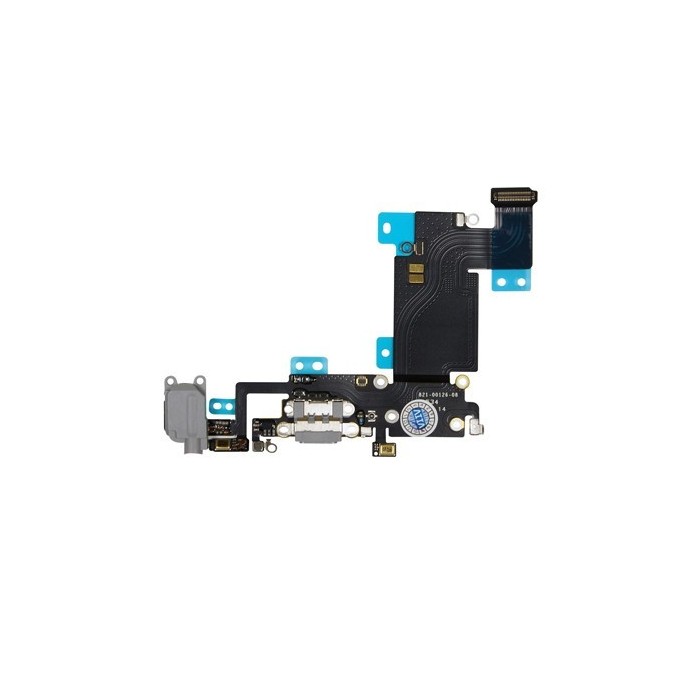 Flex Conector Carga + Micro iPhone 6S Plus Silver