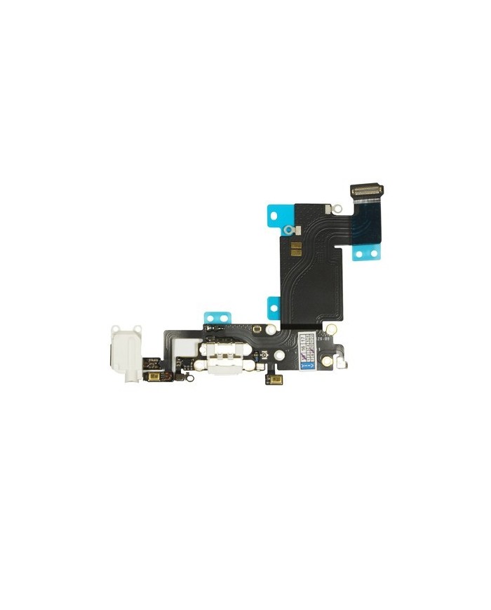 Flex Conector Carga + Micro iPhone 6S Plus Blanco