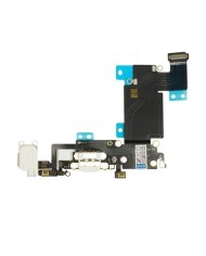 Flex Conector Carga + Micro iPhone 6S Plus Blanco